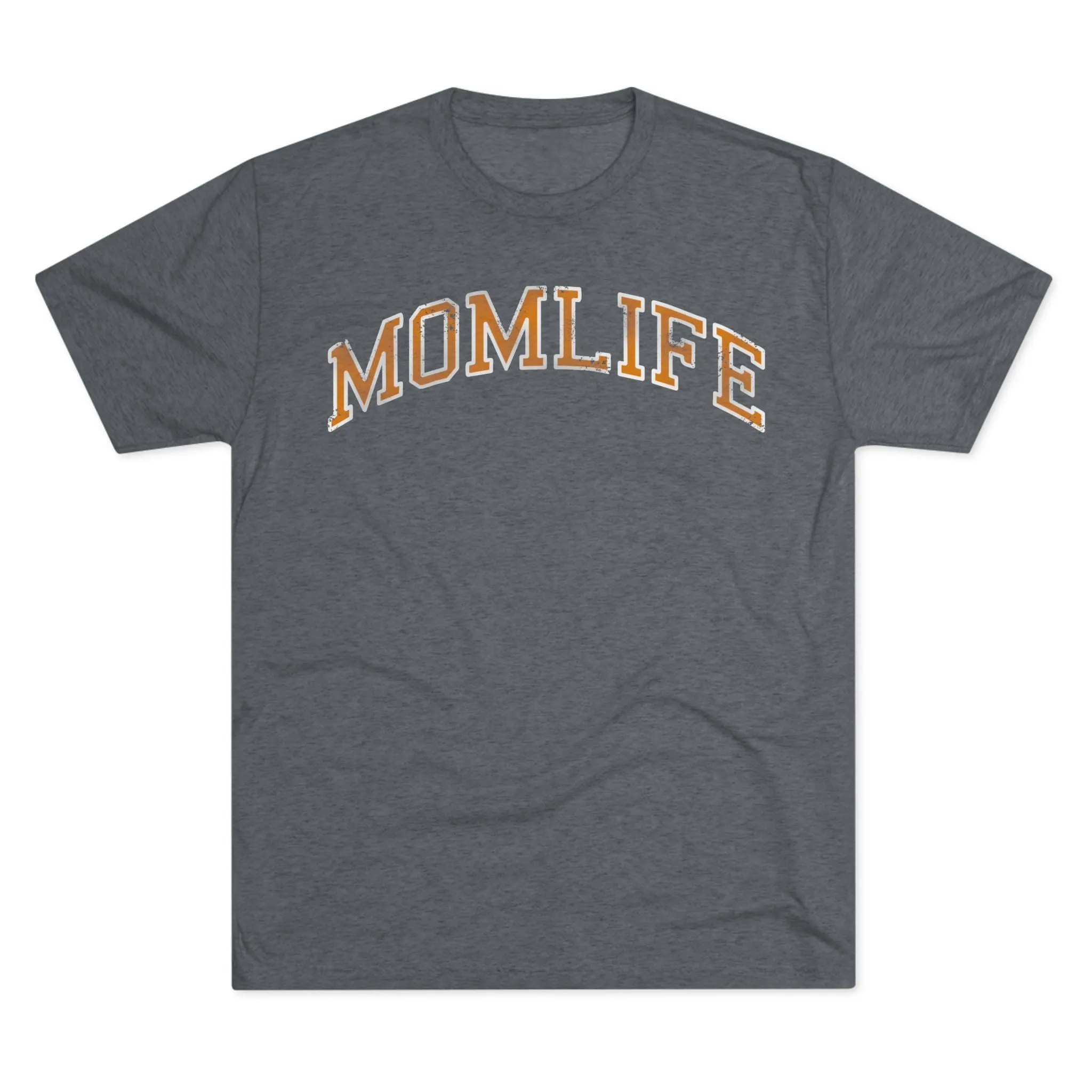 ORANGE and WHITE Football Mom Shirt