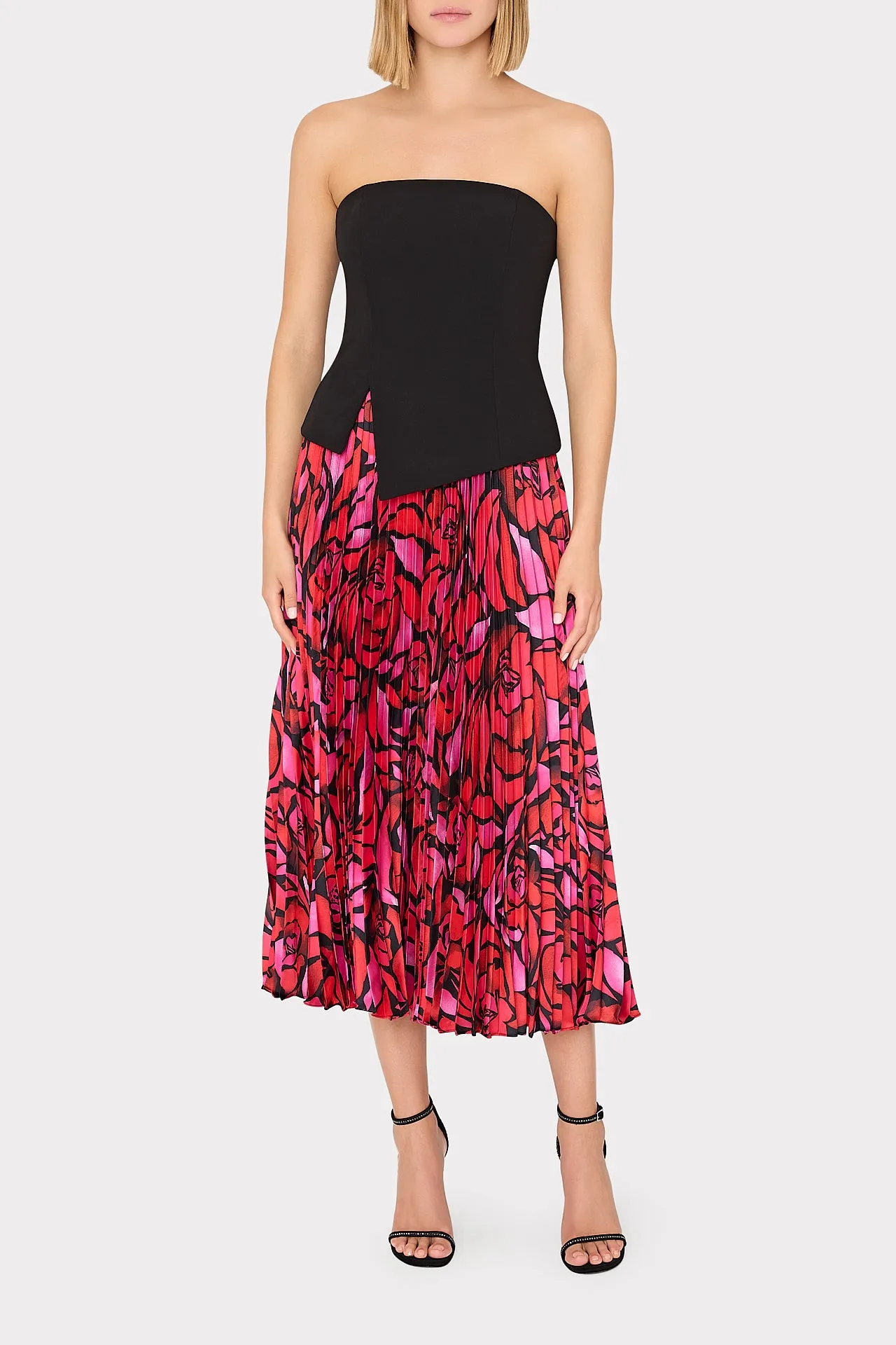 Otha Dream Rose Pleated Skirt