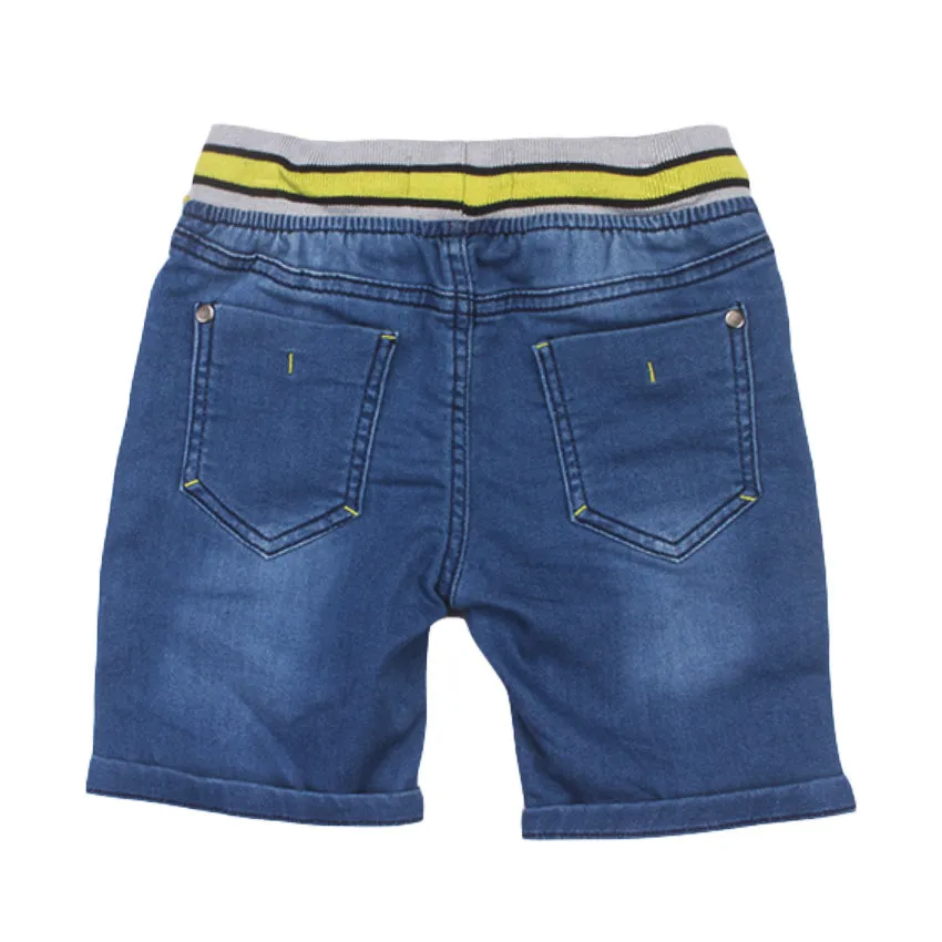 REDTAG Boy's Indigo Shorts