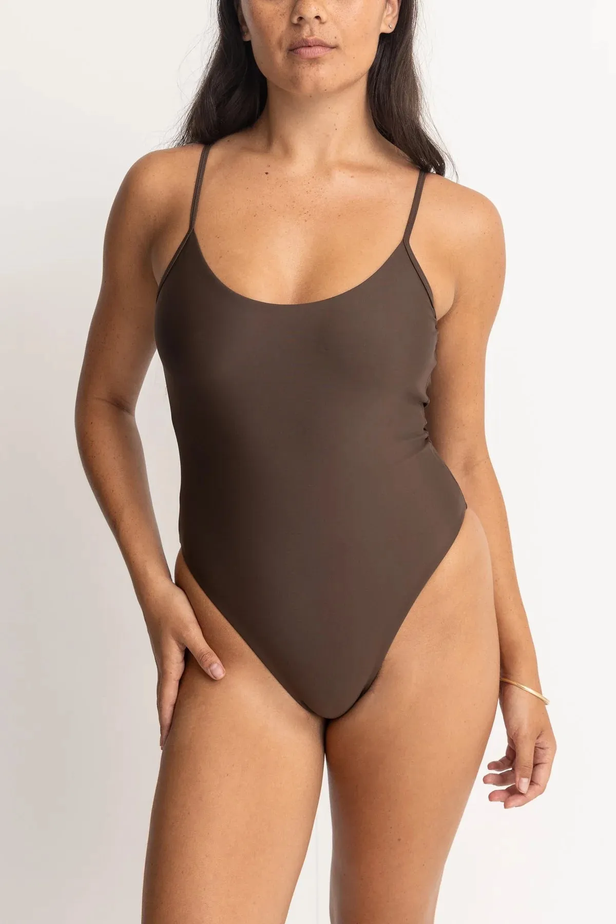 RHYTHM CLASSIC MINIMAL ONE PIECE - CHOCOLATE