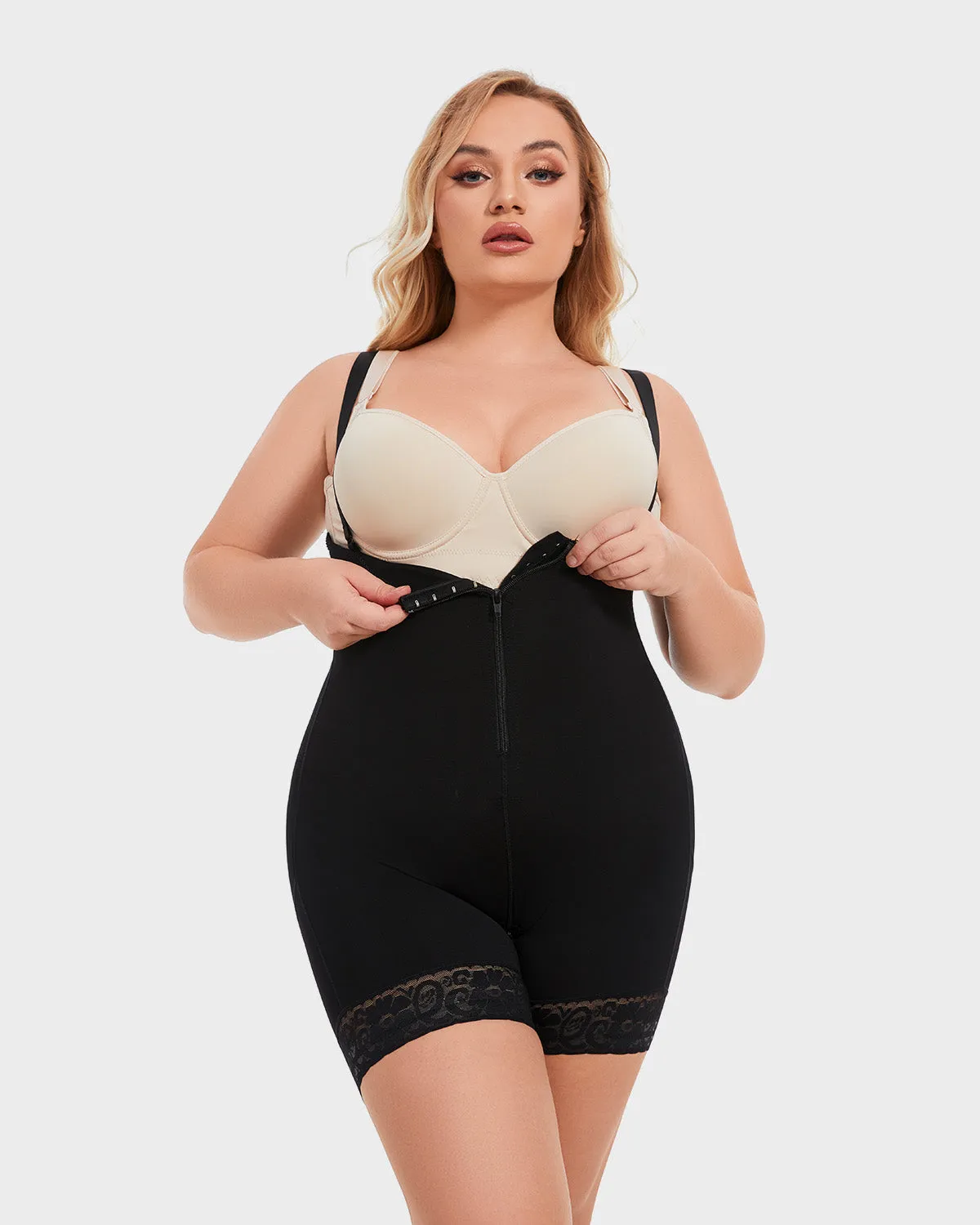 SheCurve® Open Bust Tummy Control Body Shaper