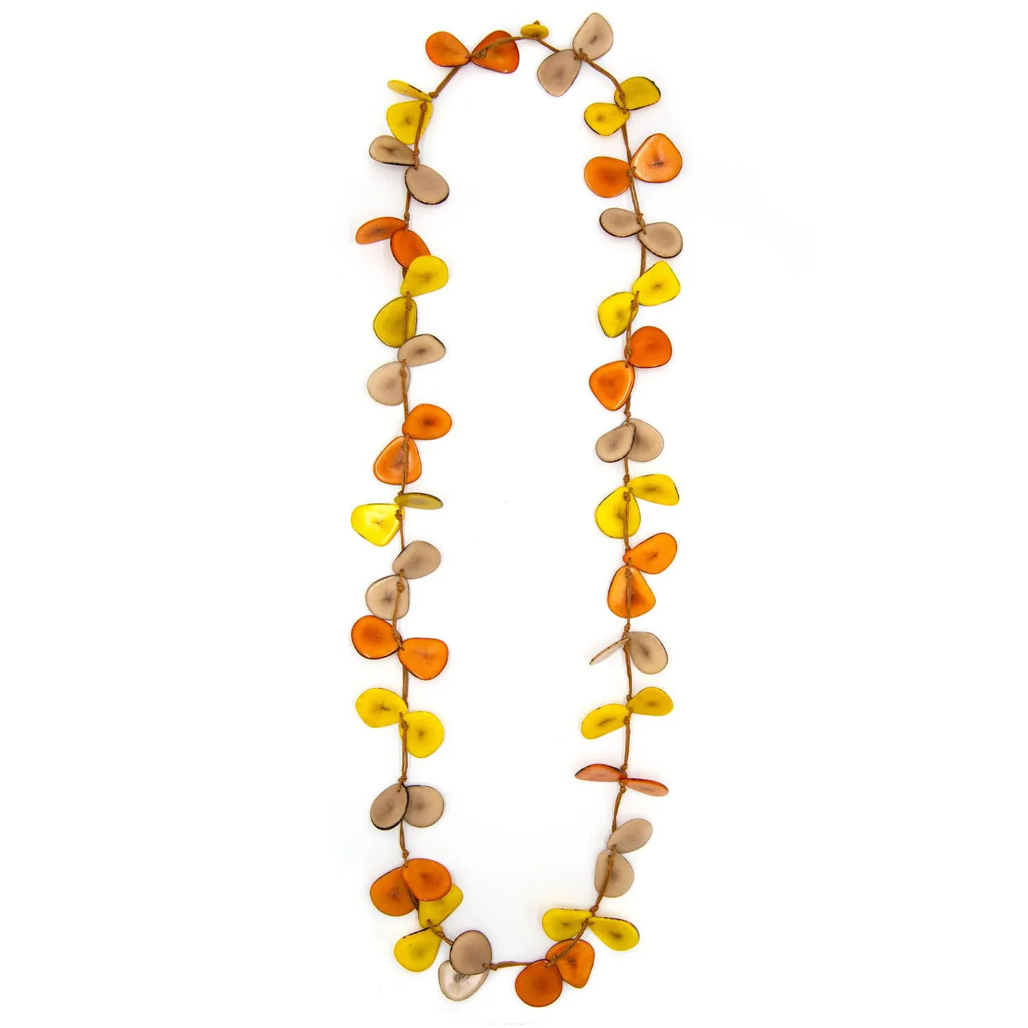 Slice Necklace - Saffron Multi