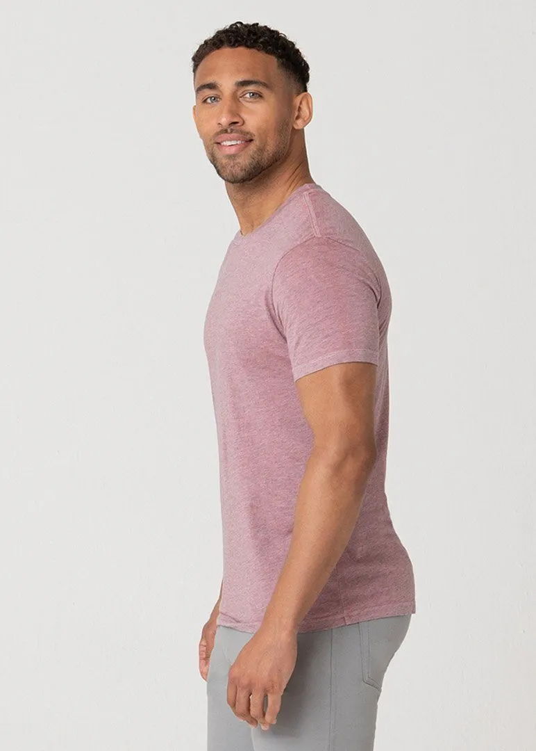 Softest T-Shirt | Heather Guava Pink