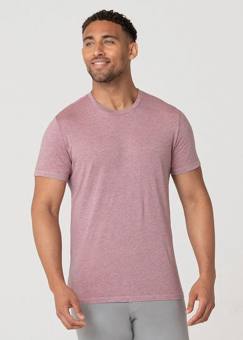 Softest T-Shirt | Heather Guava Pink