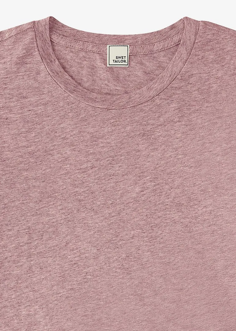 Softest T-Shirt | Heather Guava Pink