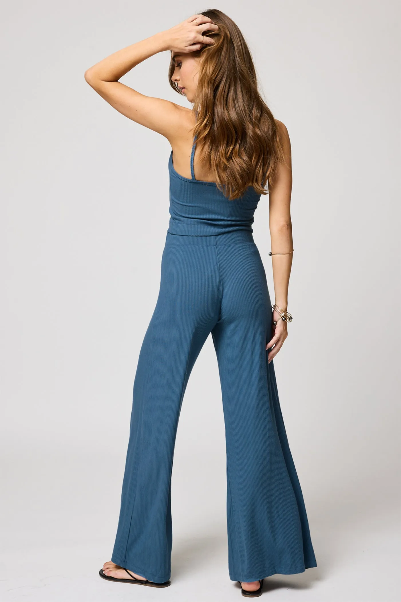 THE RIB WIDE LEG PANT