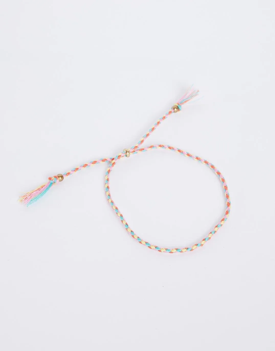 Thin Braided Bracelet - Multi