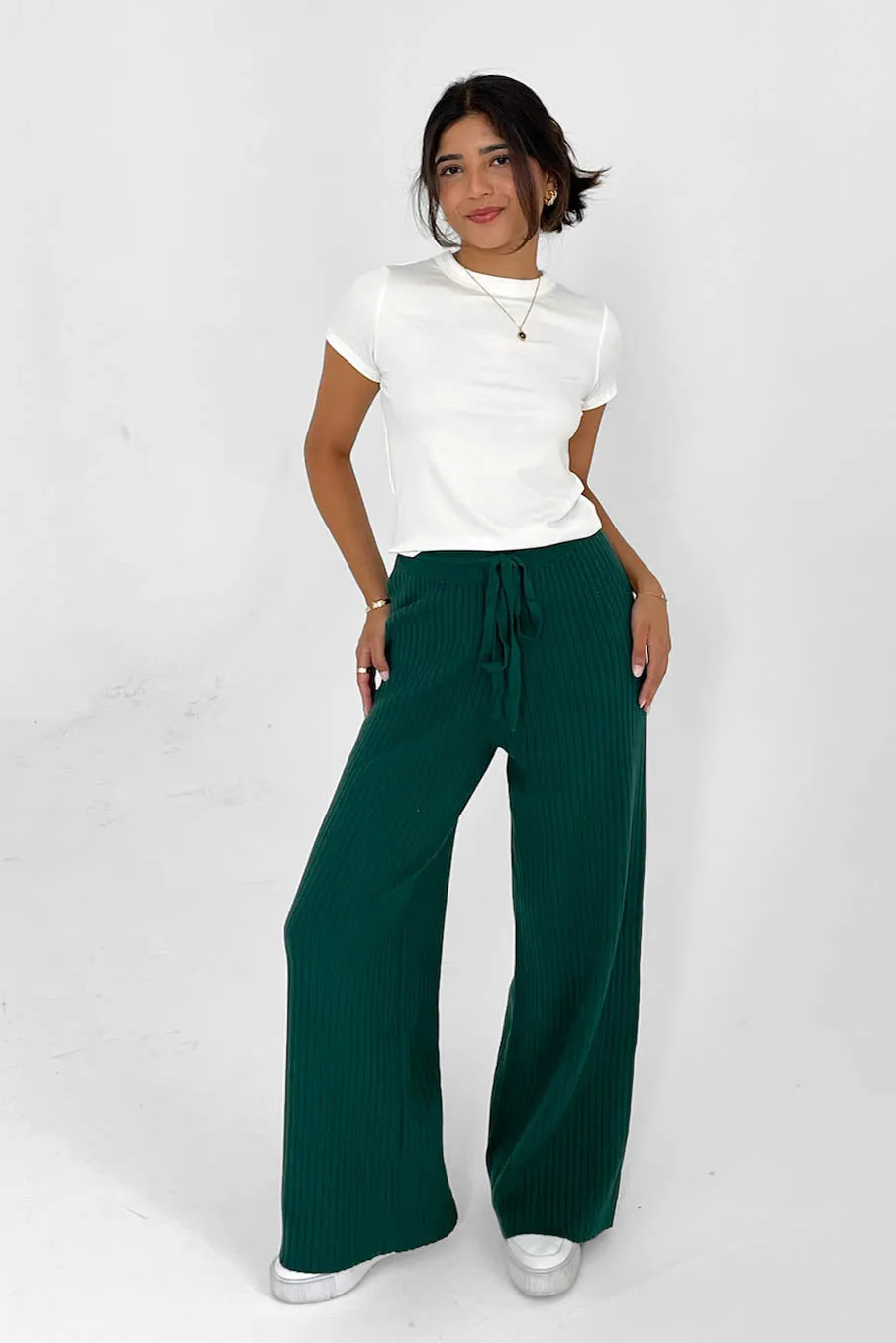 Unwritten Love Knit Pants in Green