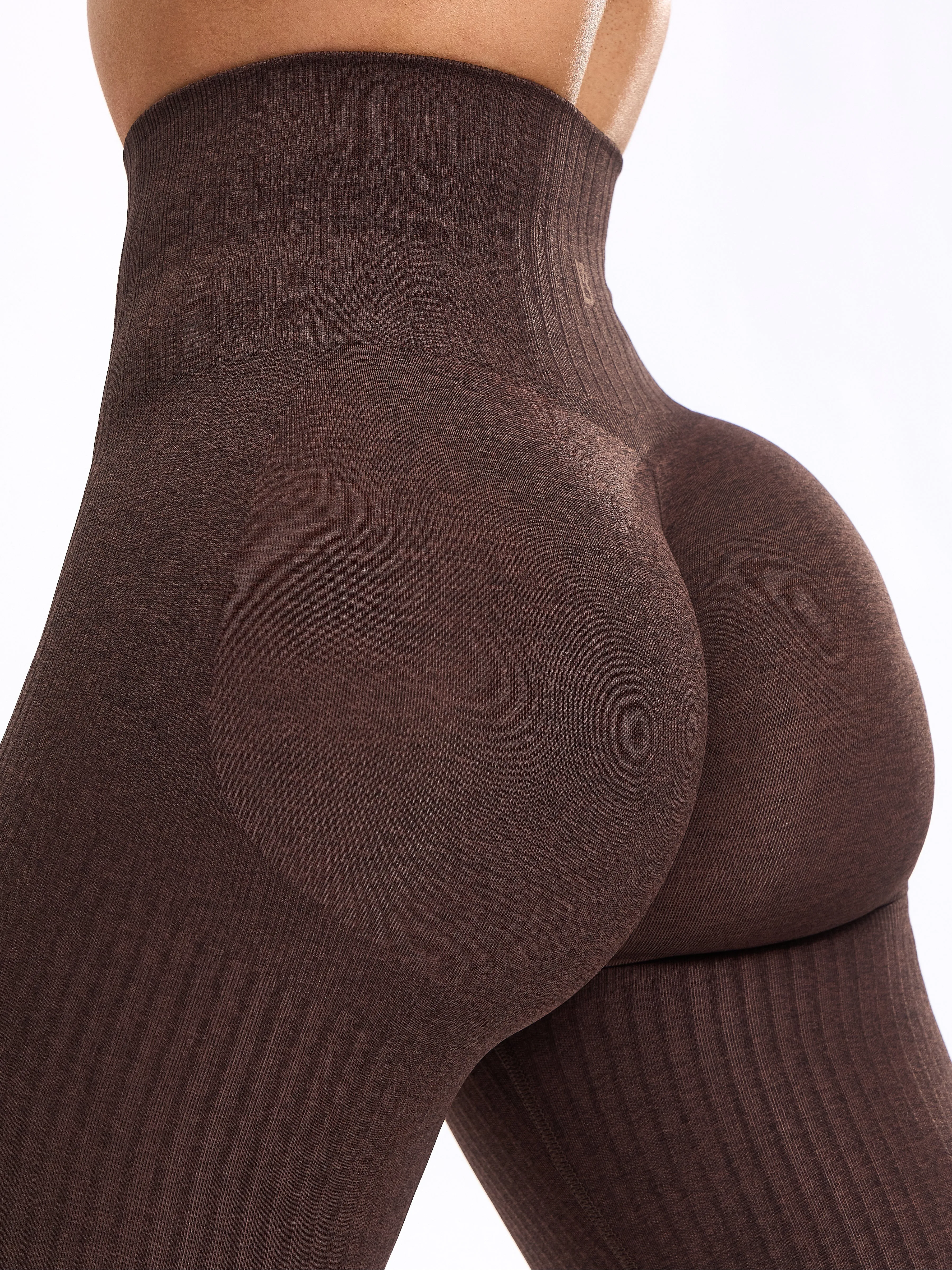 Waterfall Seamless Legging - Coffee