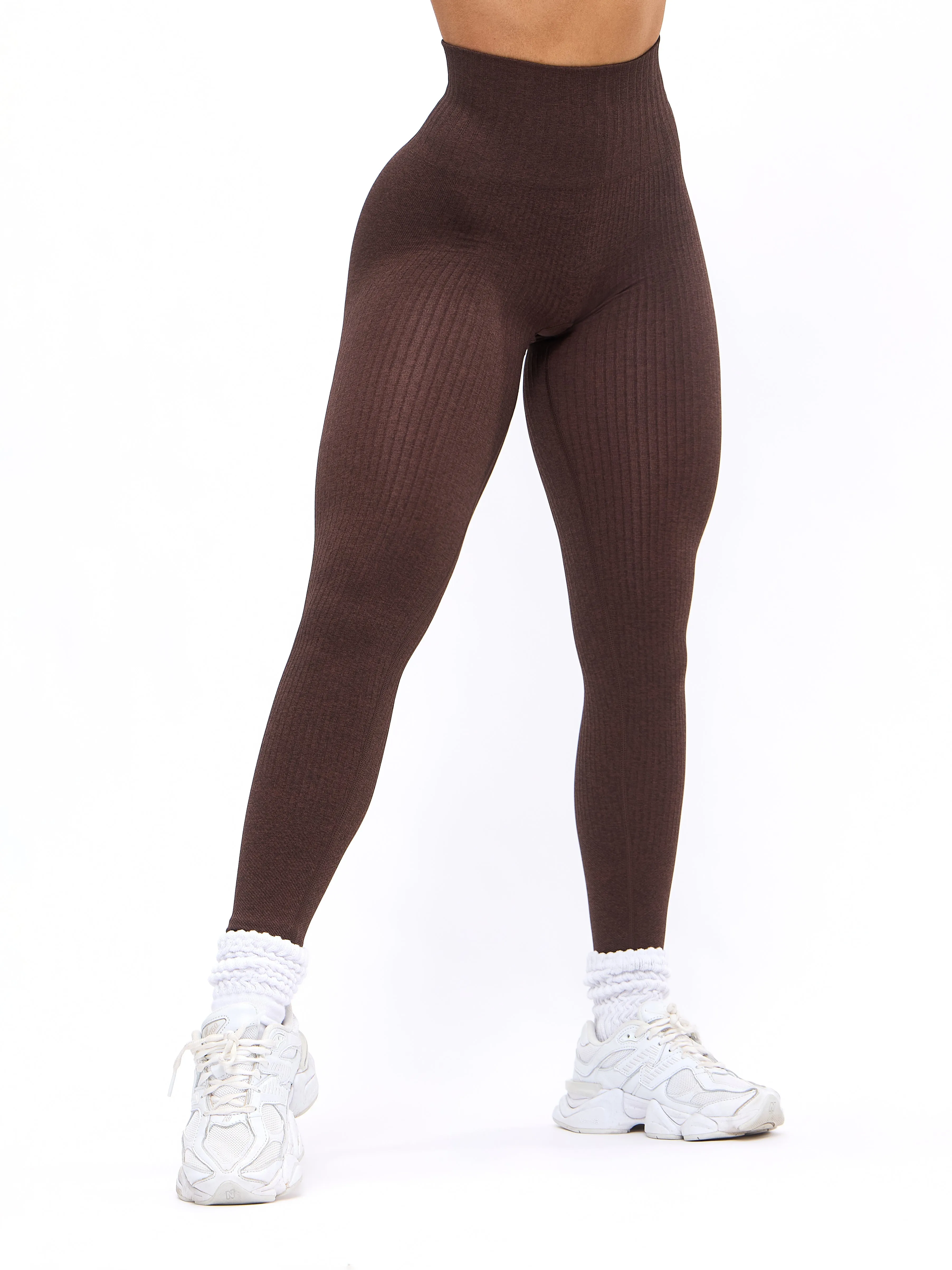 Waterfall Seamless Legging - Coffee